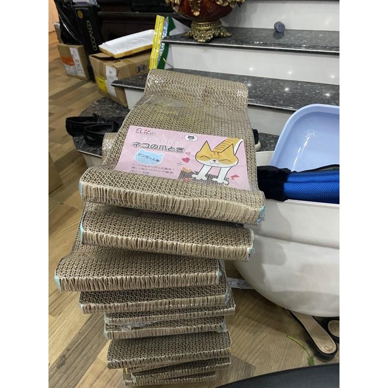 TẤM CÀO MÓNG CHO MÈO TẶNG KÈM CỎ CATNIP SIZE M