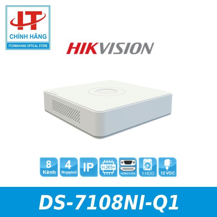 Đầu ghi hình camera IP 8 kênh HIKVISION DS-7108NI-Q1 - HÀNG CHÍNH HÃNG