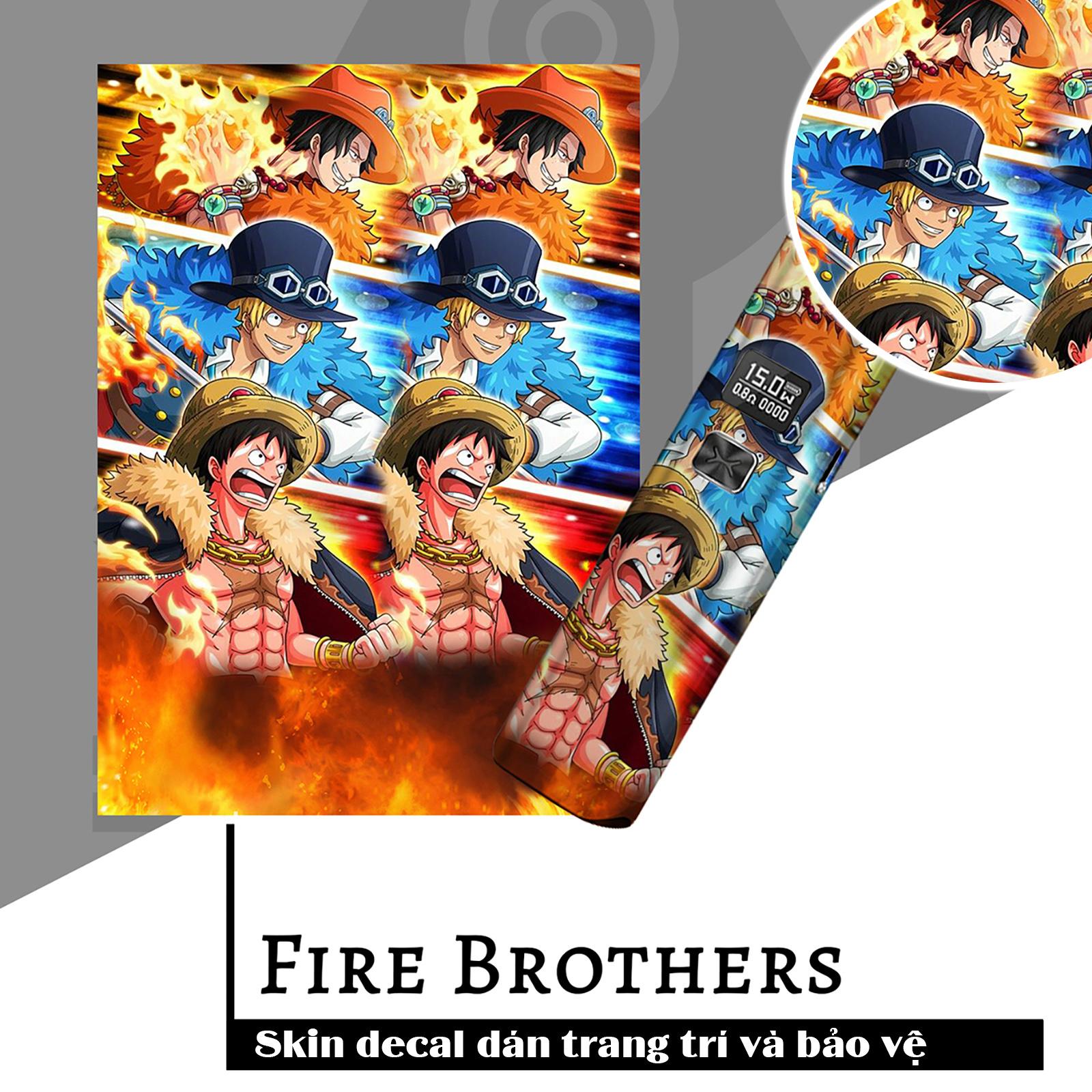 Skin dán Xlim V1, V2, SE mẫu Fire Brothers (dễ dán, đã cắt sẵn chi tiết)