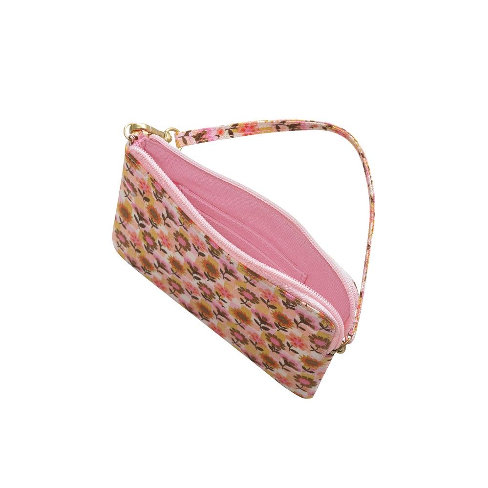 Cath Kidston - Ví đeo tay /Convertible Wristlet Pouch - Retro Ditsy - Pink/Yellow -1049510