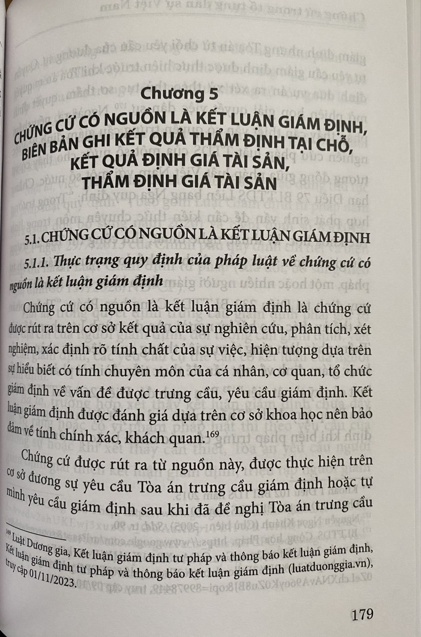 Chứng Cứ Trong Tố Tụng Dân Sự Việt Nam