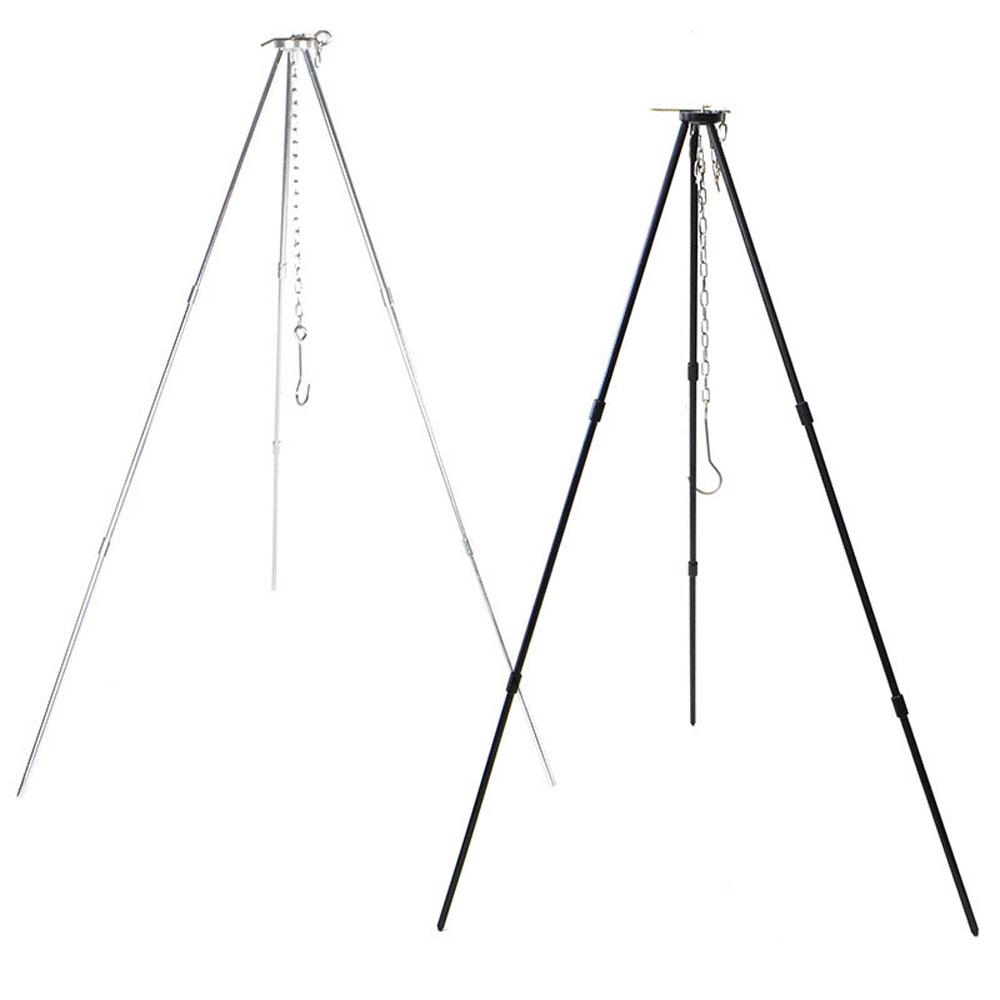 Giá đỡ bếp cắm trại 3 chân,hợp kim nhôm, thiết kế gấp gọn, dễ dàng mang theo phụ kiện nướng BBQ