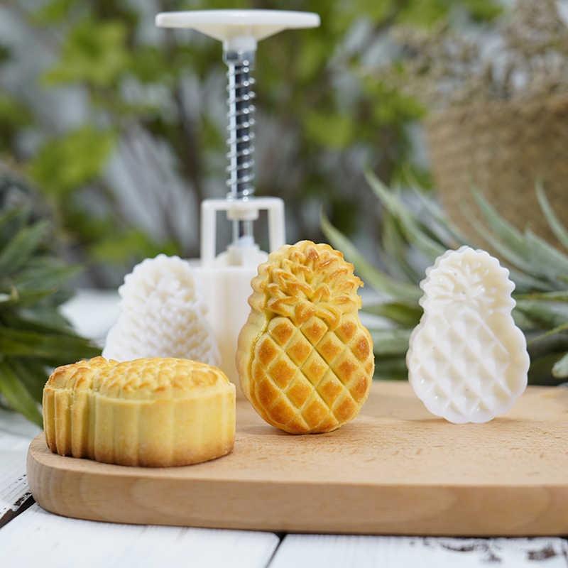 Khuôn Lò Xo Nhấn Bánh Dứa 2 Mặt 30-50 Gam