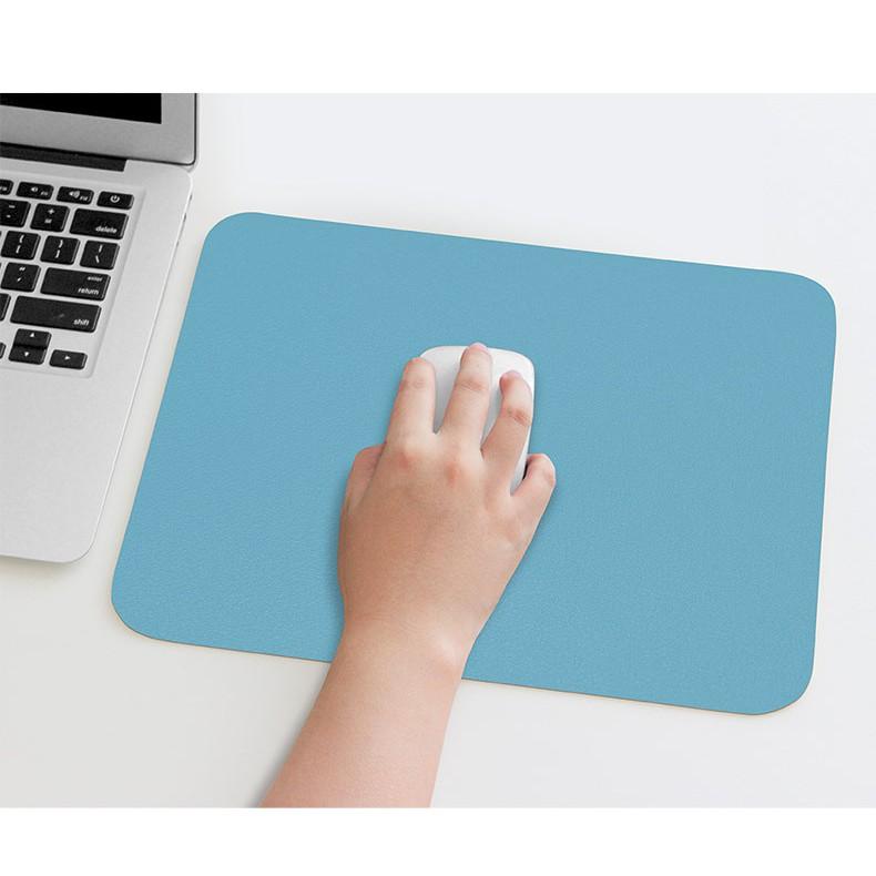 Miếng Lót Chuột Da Mouse pad nhiều size, nhiều màu chống nước