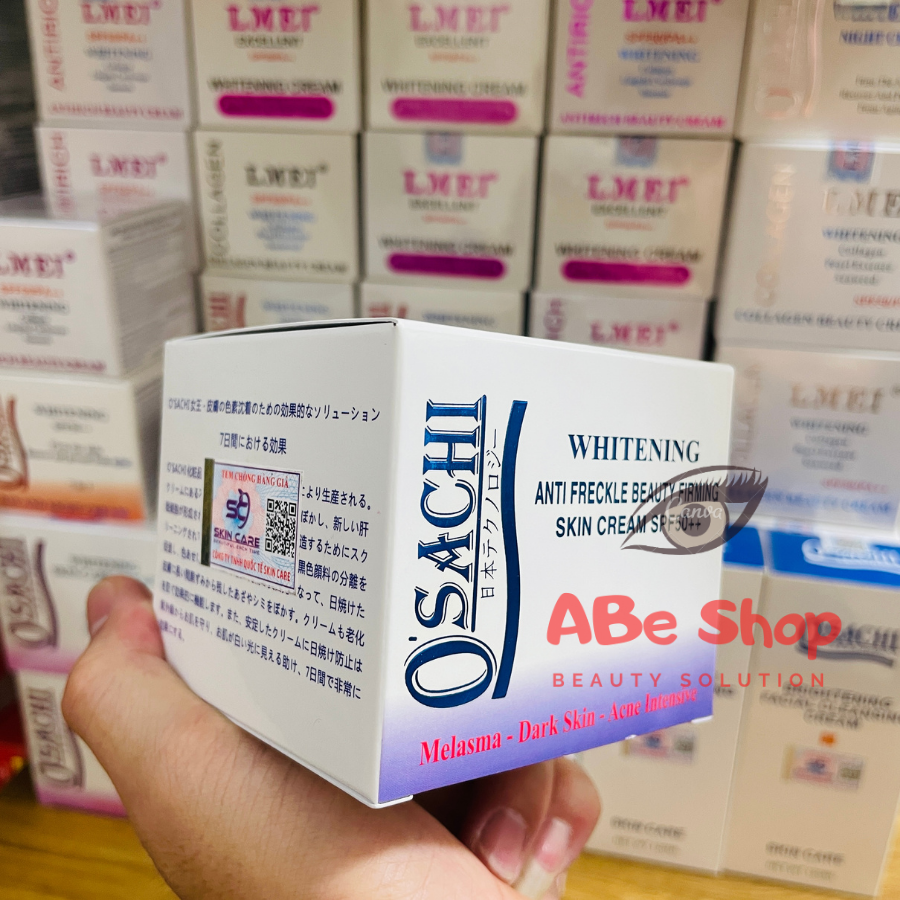 KEM O'SACHI XANH - XOÁ THÂM NÁM - TÁI TẠO DA - O'SACHI WHITENING MELASMA 20G