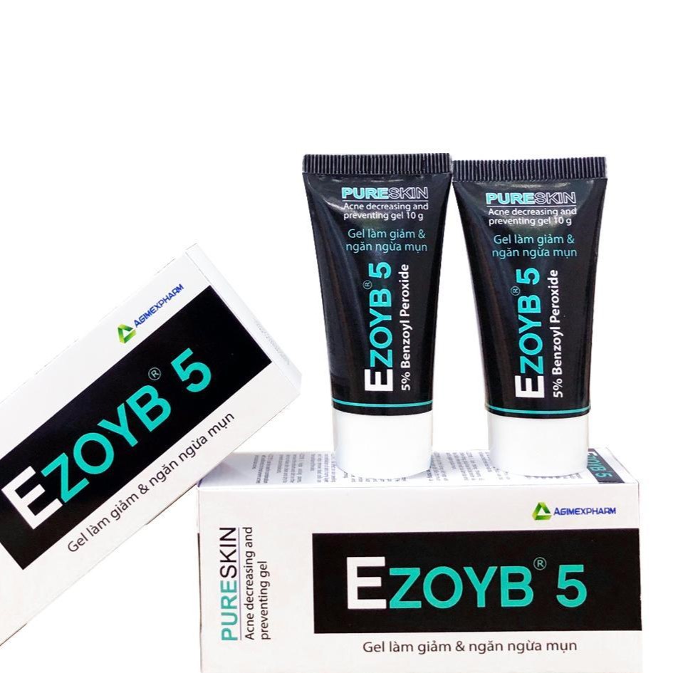 Gel Bôi Ezoyb 5 Giúp Giảm Và Ngăn Ngừa Mụn Trứng Cá 10G