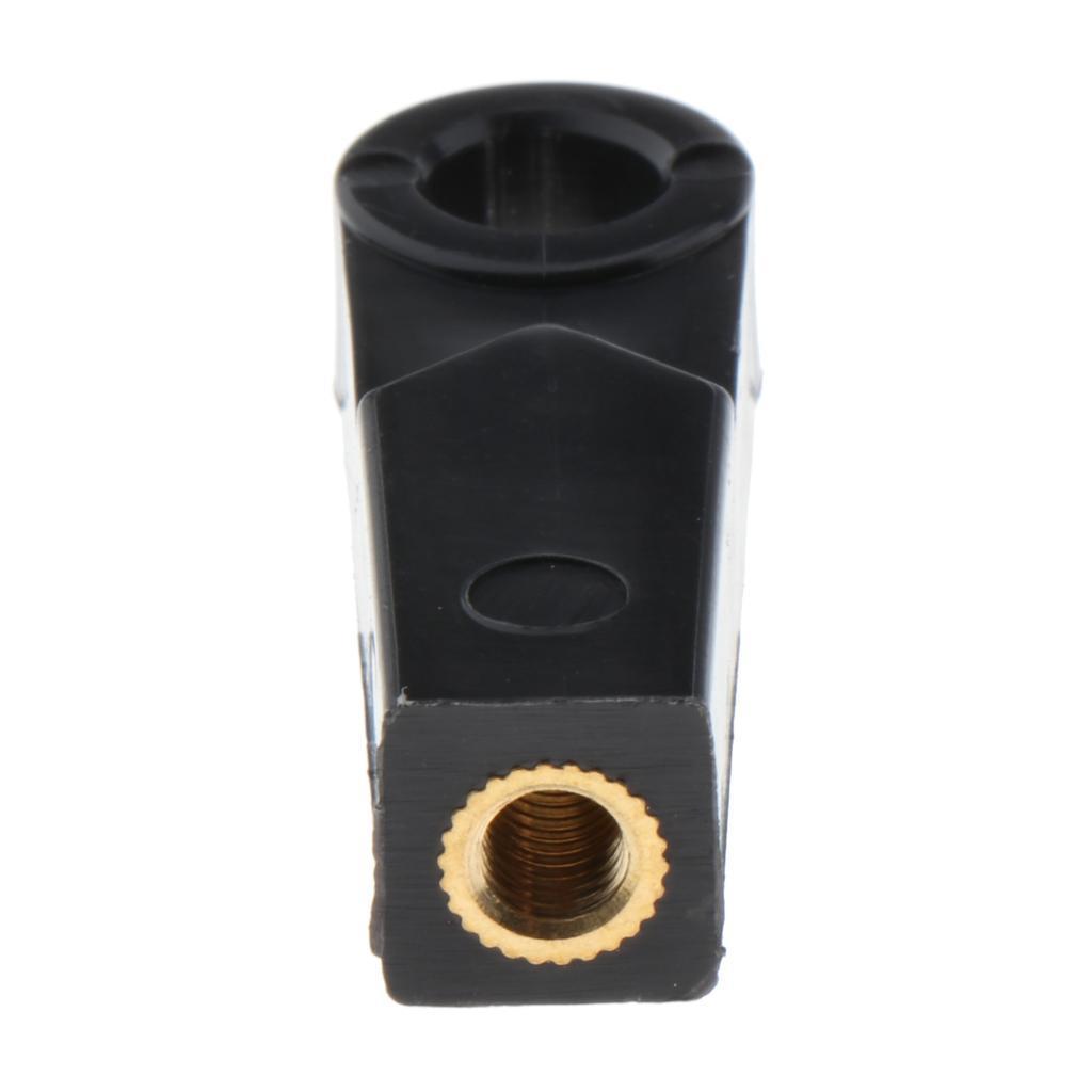 2xBlack Boat Marine Cable End Remote Control Fits for Outboard Motor