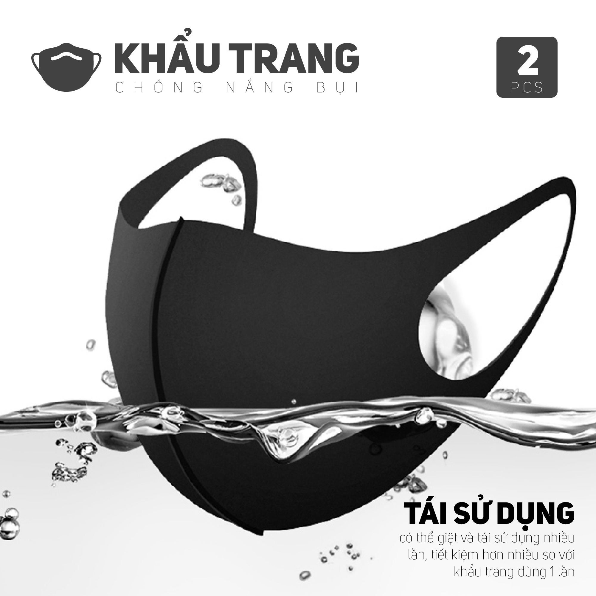 Khẩu Trang Vải 3D Chống Ô Nhiễm Bụi Mịn, chống Nắng Công Nghệ NHẬT BẢN,khẩu trang chống tia uv,khẩu trang vải su co giãn 4 chiều tao cảm giác thoải mái khi sủ dụng