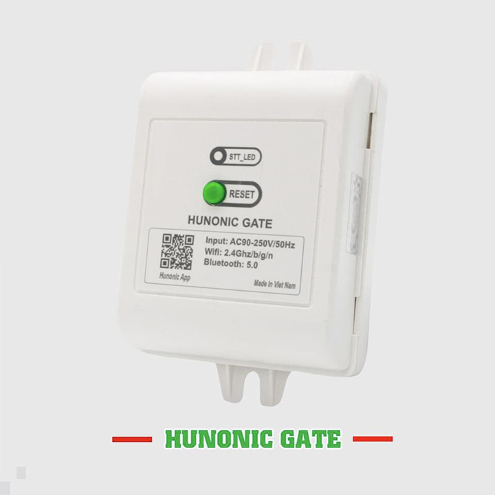 Bộ điều khiển cổng từ xa Hunonic Gate - Điều khiển cửa tự động qua wifi bằng điện thoại
