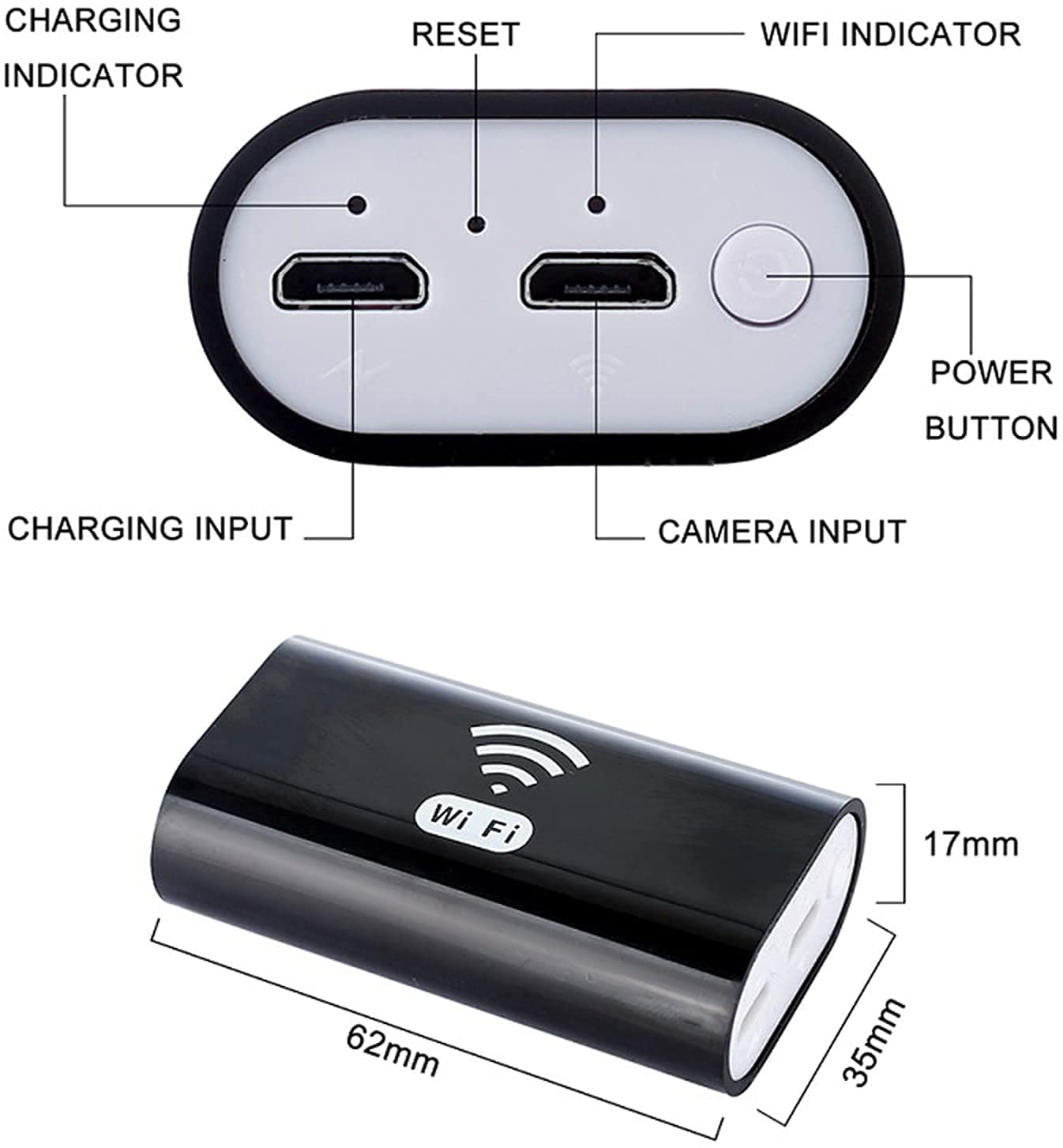 Camera nội soi chống nước Wireless WIFI Endoscope Camera 3.5 mét