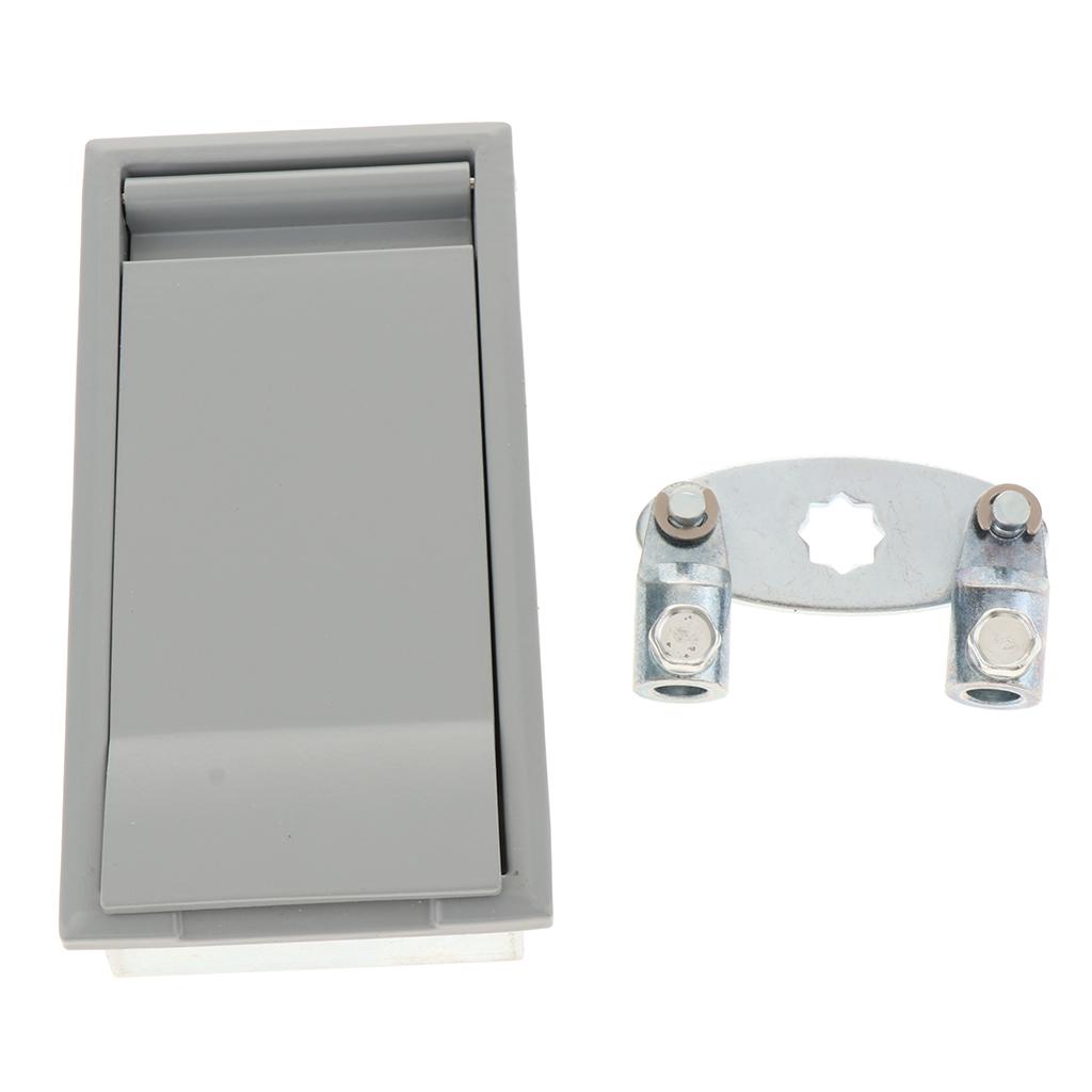 RV Trailer Truck Entry Door Electric Cabinet Flat Lock Square Latch MS850-1A
