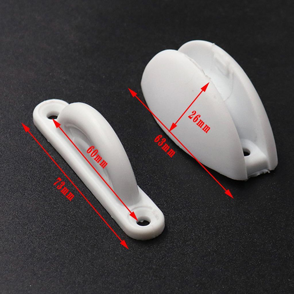 Nylon Door Latch Holder Stopper Luggage Door Latch RV Boat White