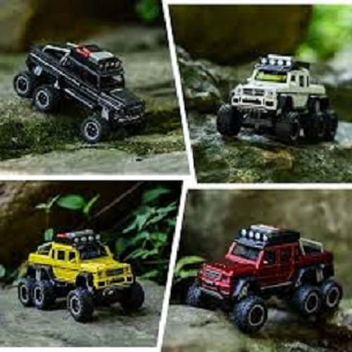 Trò chơi mô hình chiếc địa hình siêu chiếc cửa đóng mở phát nhạc có đèn kích thước xe 17.5X9X10cm KÈM PIN