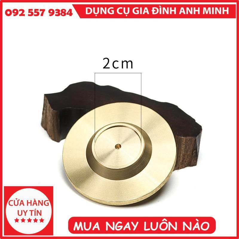 Khuôn nhang nụ tháp bằng đồng cổ điển
