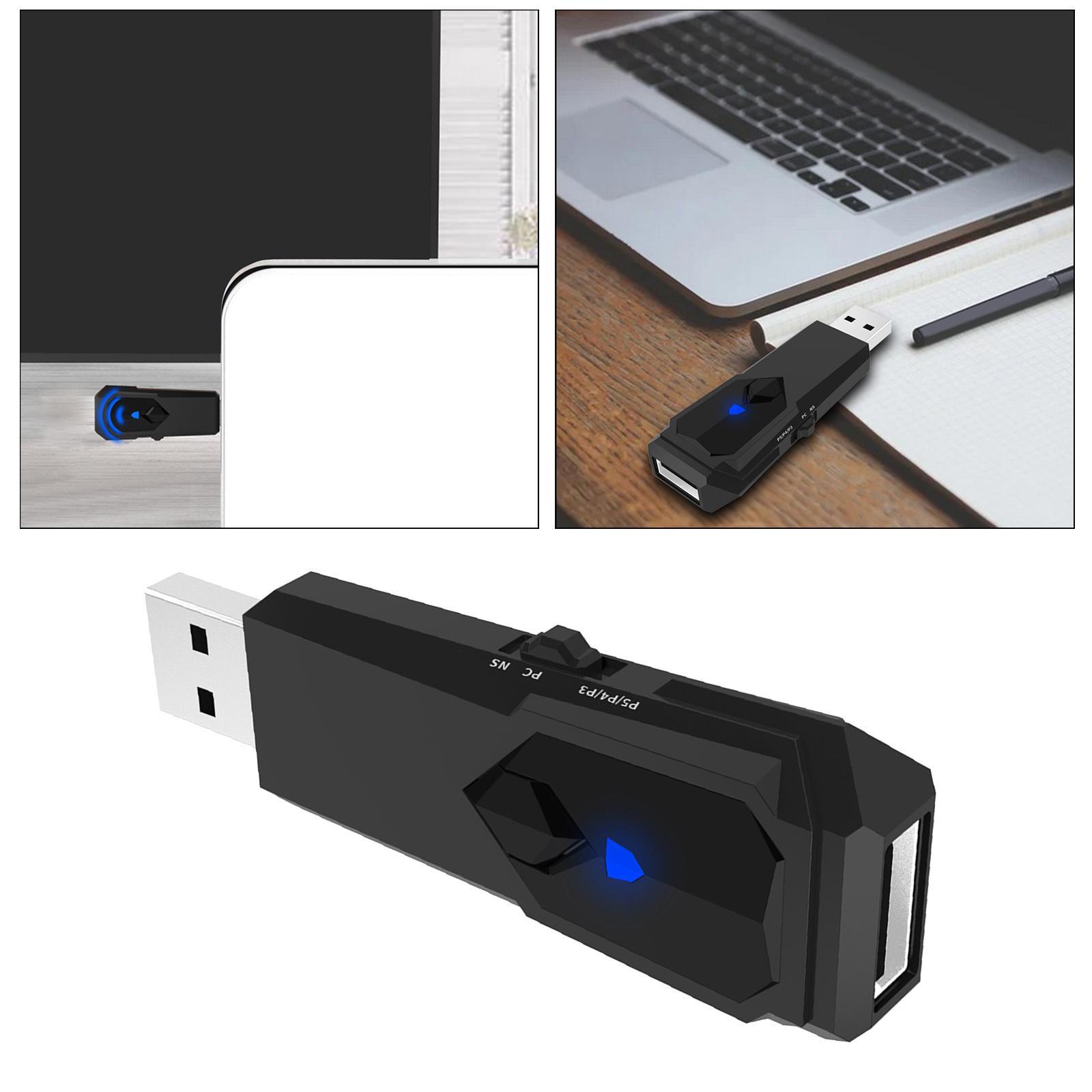 Bluetooth Stereo Wireless Audio Receiver USB PC Adapter