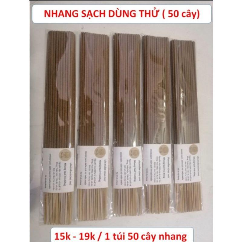 Nhang Sạch Quế và Thảo Mộc Phúc Ký 200 cây/Hộp_ Nhang xanh sạch tự nhiên không hóa chất ít khói không cuốn tàn