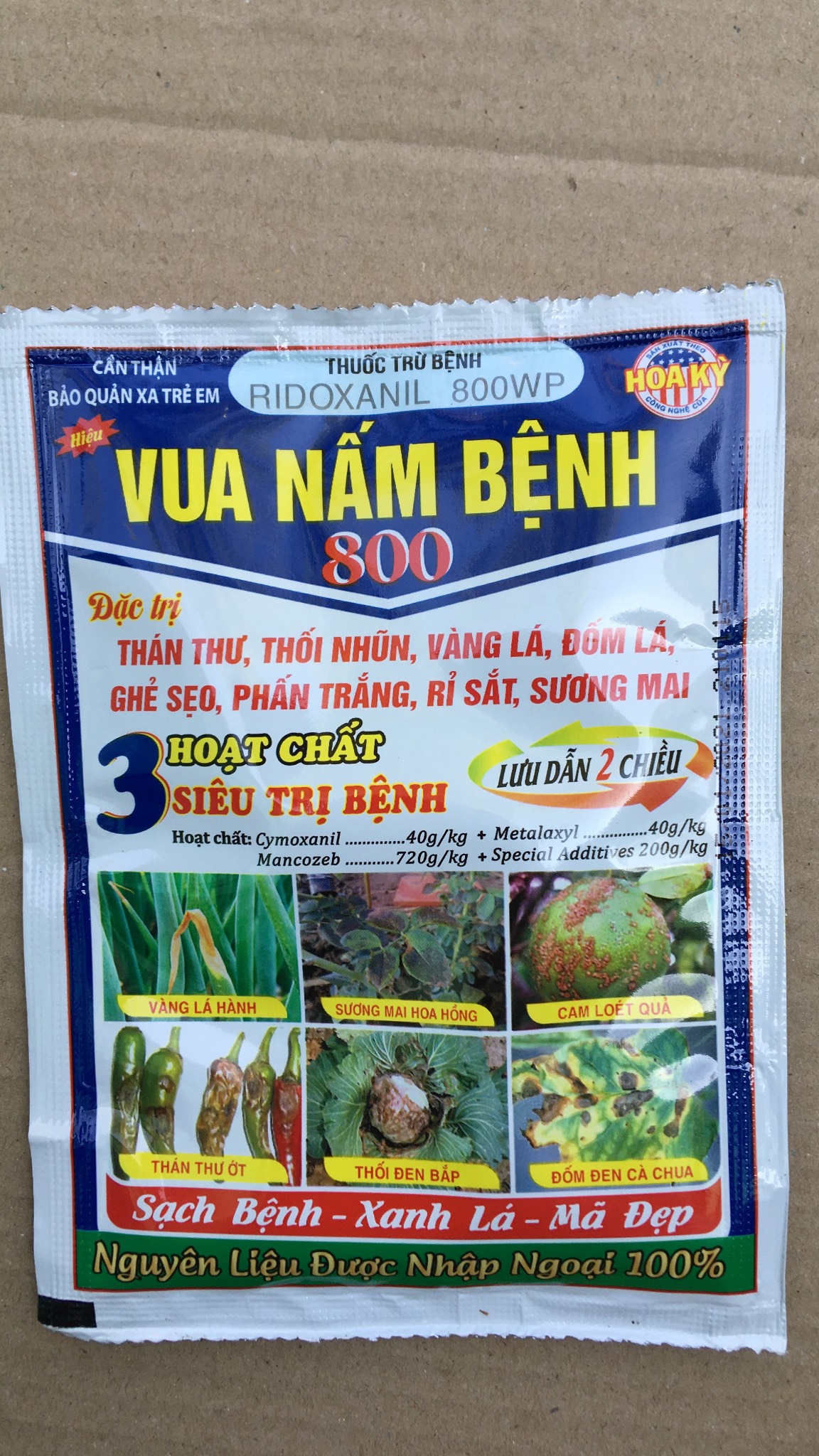 VUA Nấm Bệnh Thán thư thối gồm 3 hoạt chất 26g