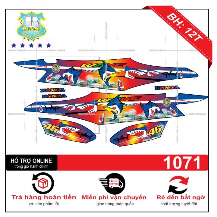 Tem rời wave 2016 cá mập