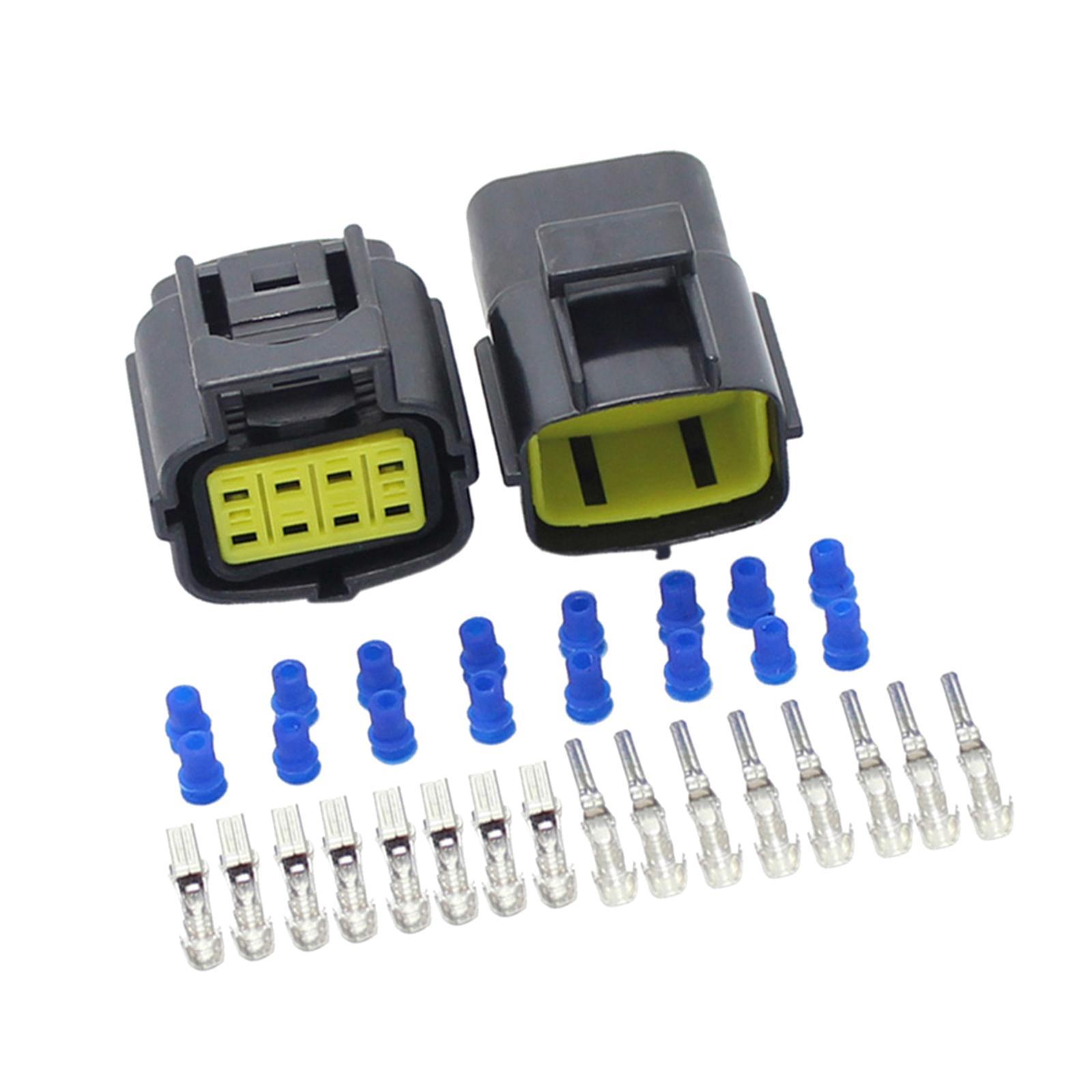 8 Way Sealed Waterproof Connector for  Motorcycle Wired Plug