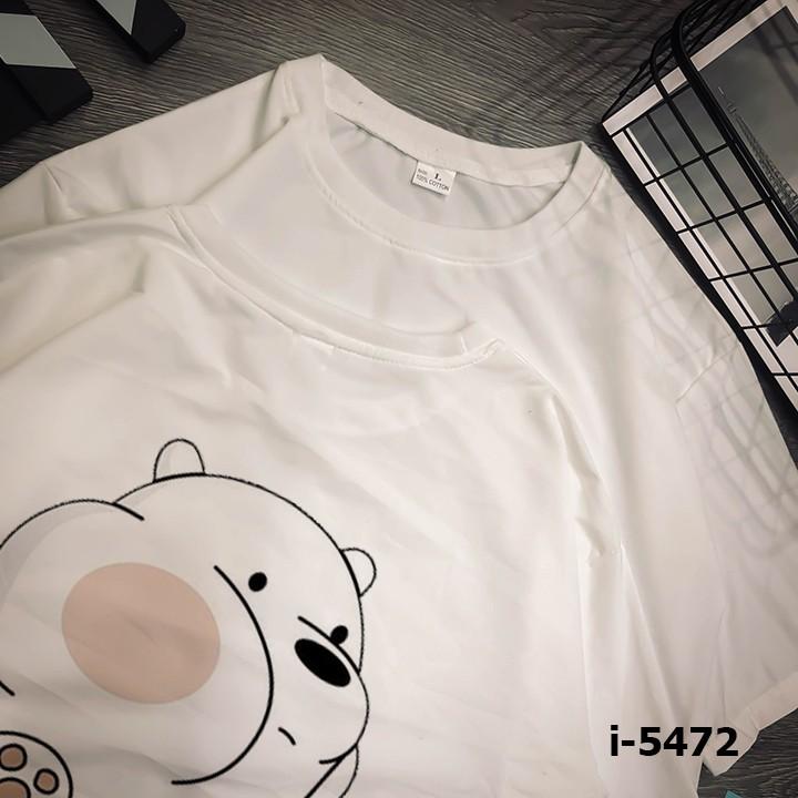 Áo thun unisex gấu tuyết HOT TREND