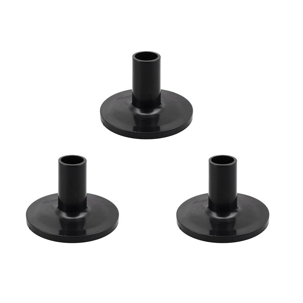 2x 8pcs / Set Cymbal Stand Sleeves with Flange Base for Drum Set Kit