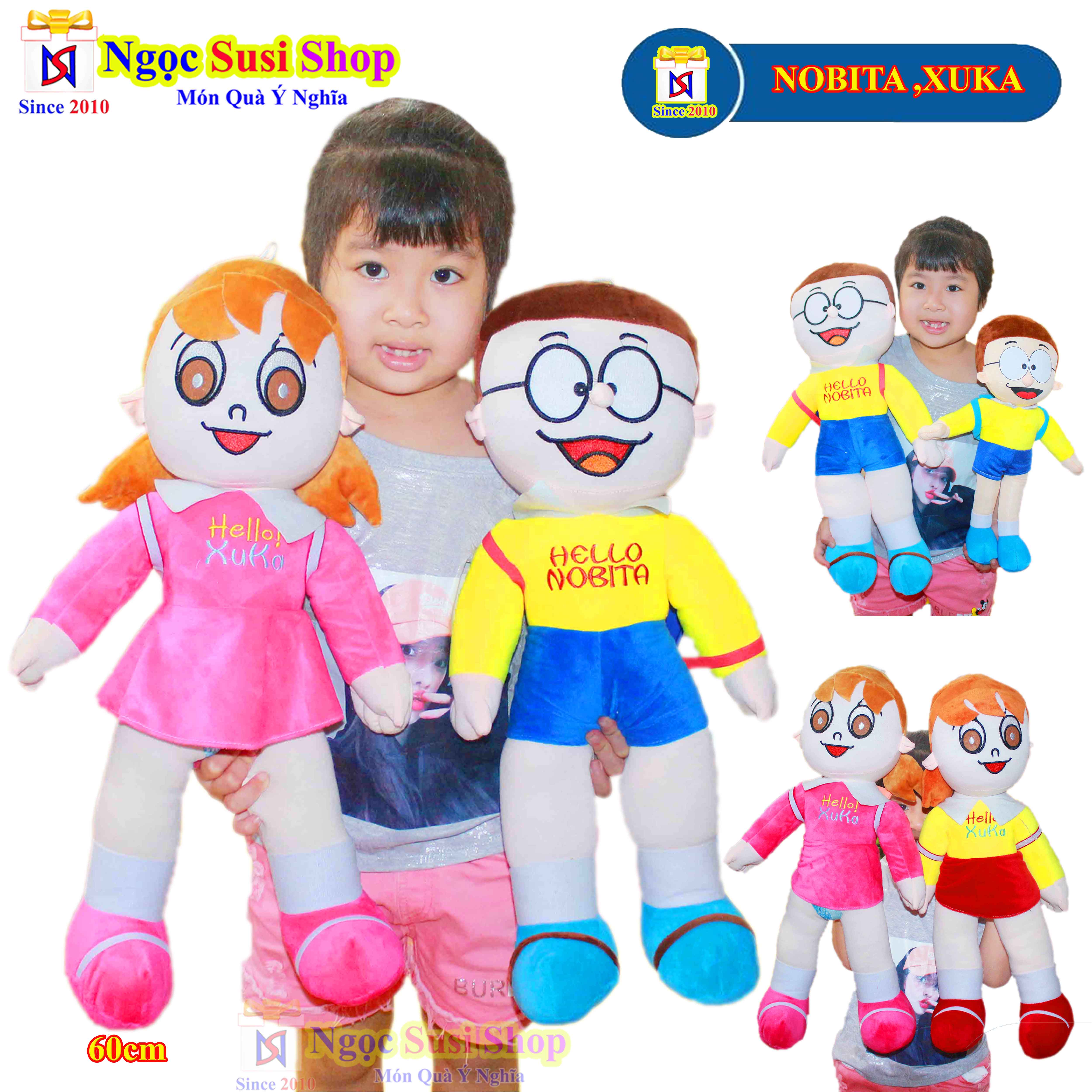 GỐI ÔM NOBITA , XUKA CHO BÉ YÊU SIÊU MỊN