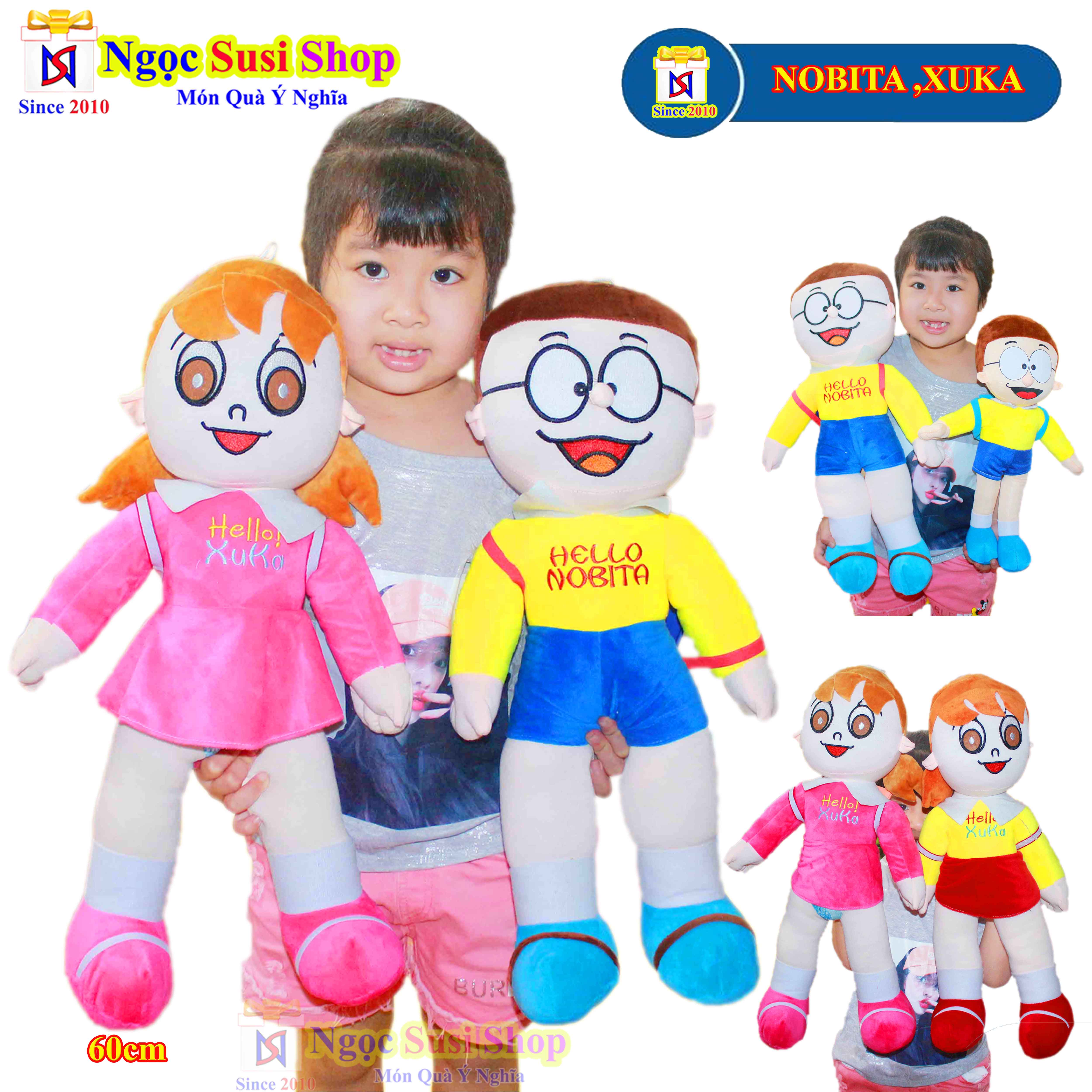 GẤU BÔNG NOBITA XUKA SIÊU CƯNG CHO BÉ - THÚ BÔNG CHO BÉ