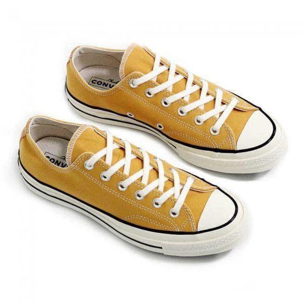 Giày Sneaker converse - vải dày dặn - đế trắng ngà vintage - Unisex - Chuck Taylor All Star 1970s Sunflower 162063C