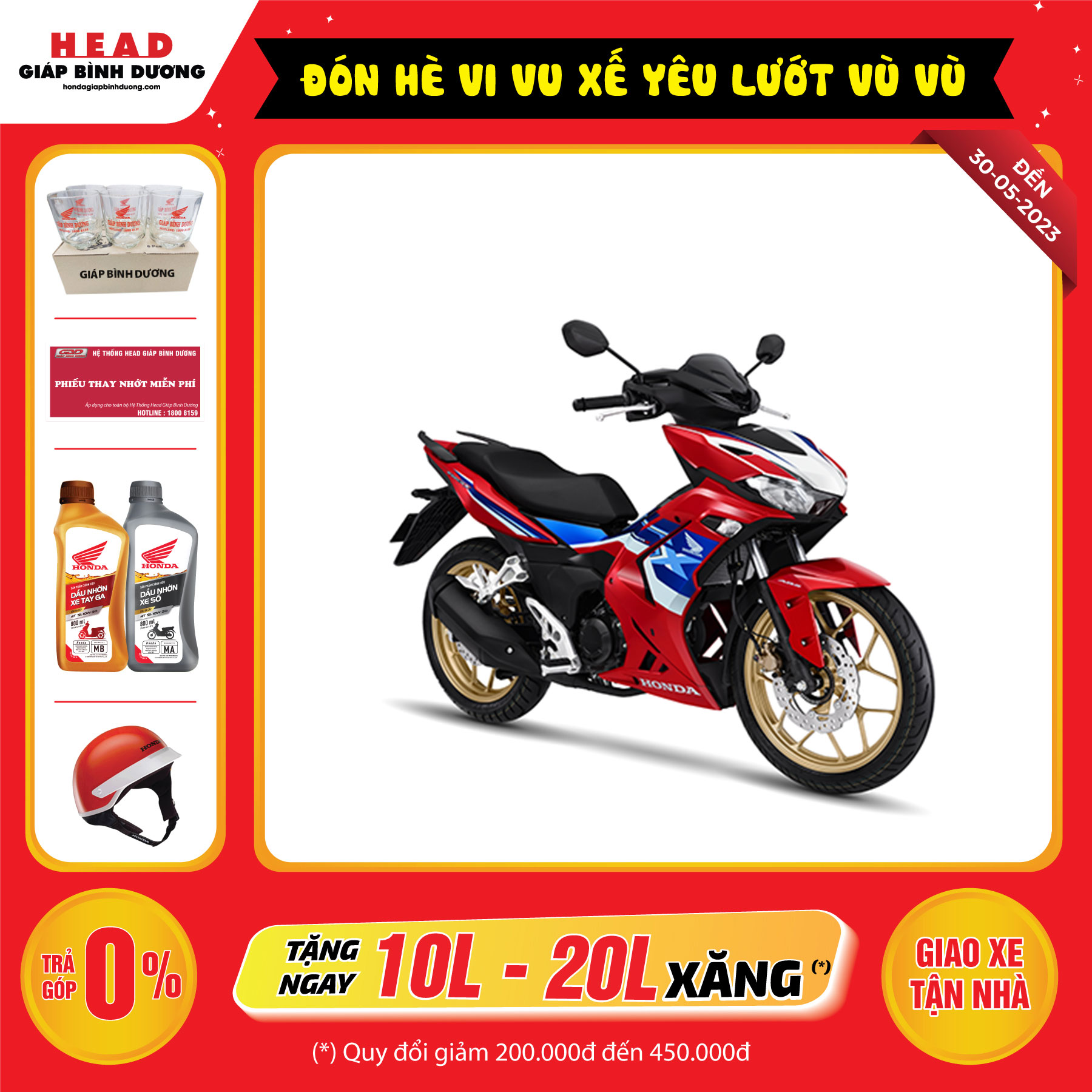 XE máy Honda Winner X - Phiên bản Thể thao - Winner X - Đỏ Đen Trắng