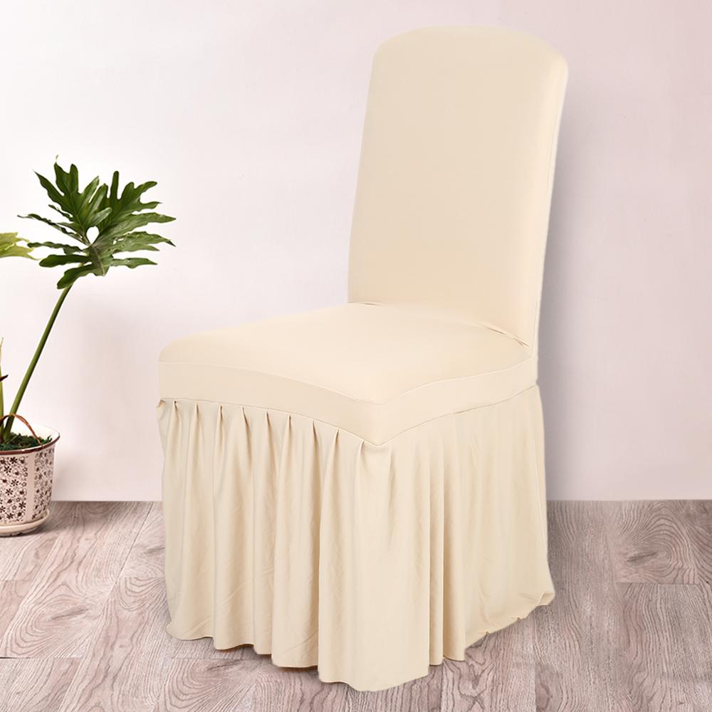 Vỏ bọc ghế ăn kiểu cách mềm mại, chống nhăn và có độ đàn hồi tốt.