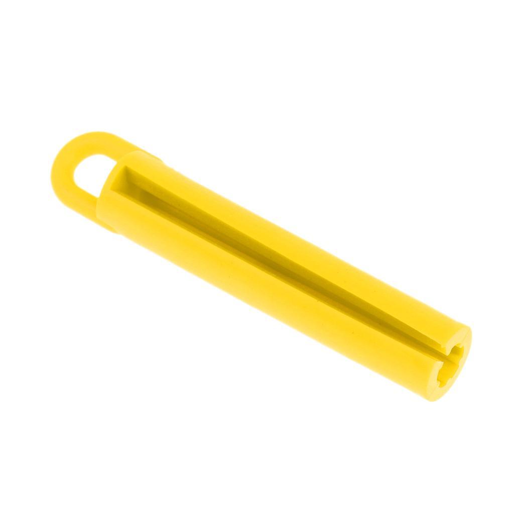 5xProfessional Pool Snooker Billiard Cue Tip Rubber Hang Clamp Holder Yellow