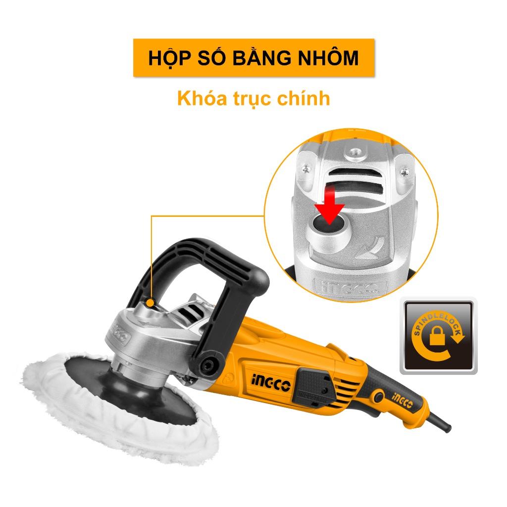 Máy đánh bóng xe ô tô cầm tay Ingco AP14008 1400W