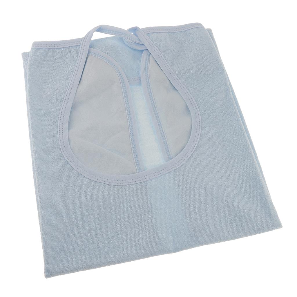 Người Lớn Khuyết Tật Bib Mealtime Vải Bảo Vệ Tạp Dề Không Thấm Nước
