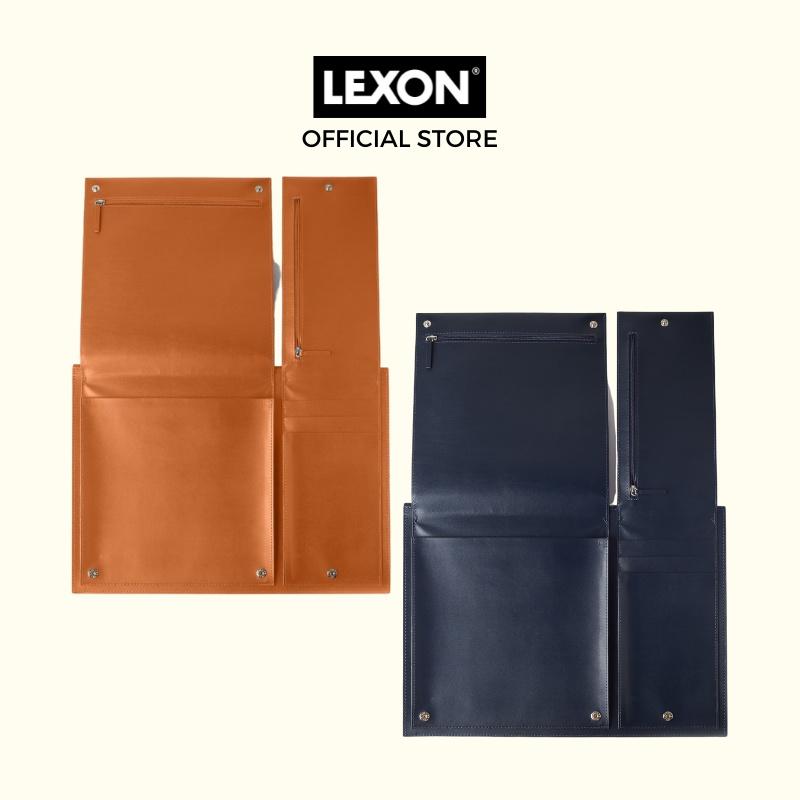 Bao da laptop LEXON size 14inch nhiều ngăn - FLAT LAPTOP BRIEF 14&quot; - Hàng chính hãng