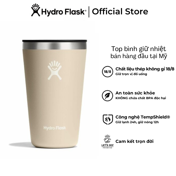 Ly Giữ Nhiệt Hydro Flask All Around Tumbler Press-In Lid 16oz – T16CPB (Season 2024)