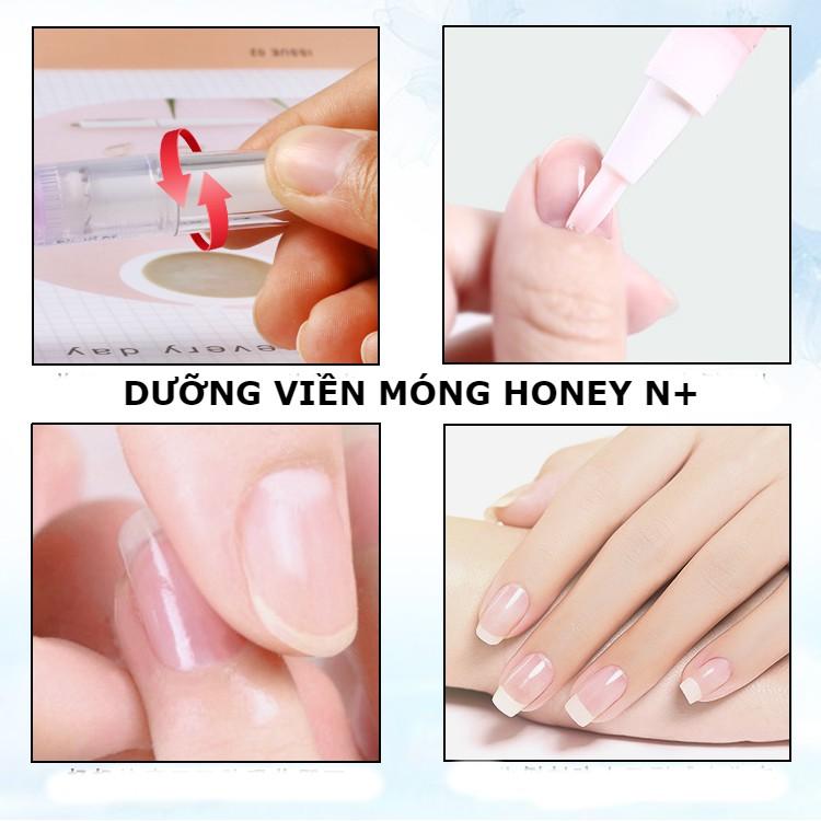 Bút dưỡng móng , dưỡng viền móng Honey Nail N+ 5ml, bút dưỡng viền OPI dưỡng viền nail