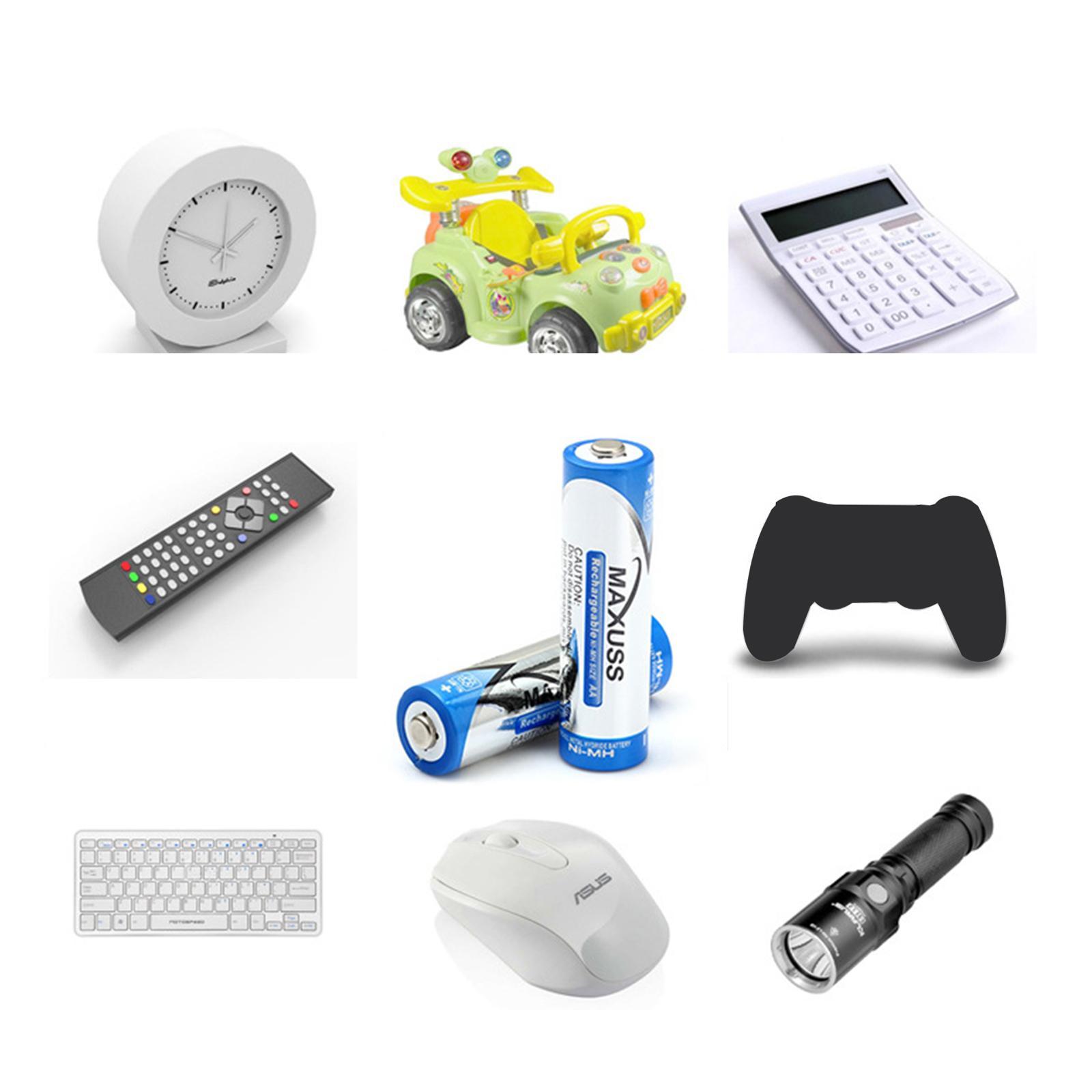 Battery Charger For AA AAA Rechargeable Ni-MH Ni Li-Ion Batteries