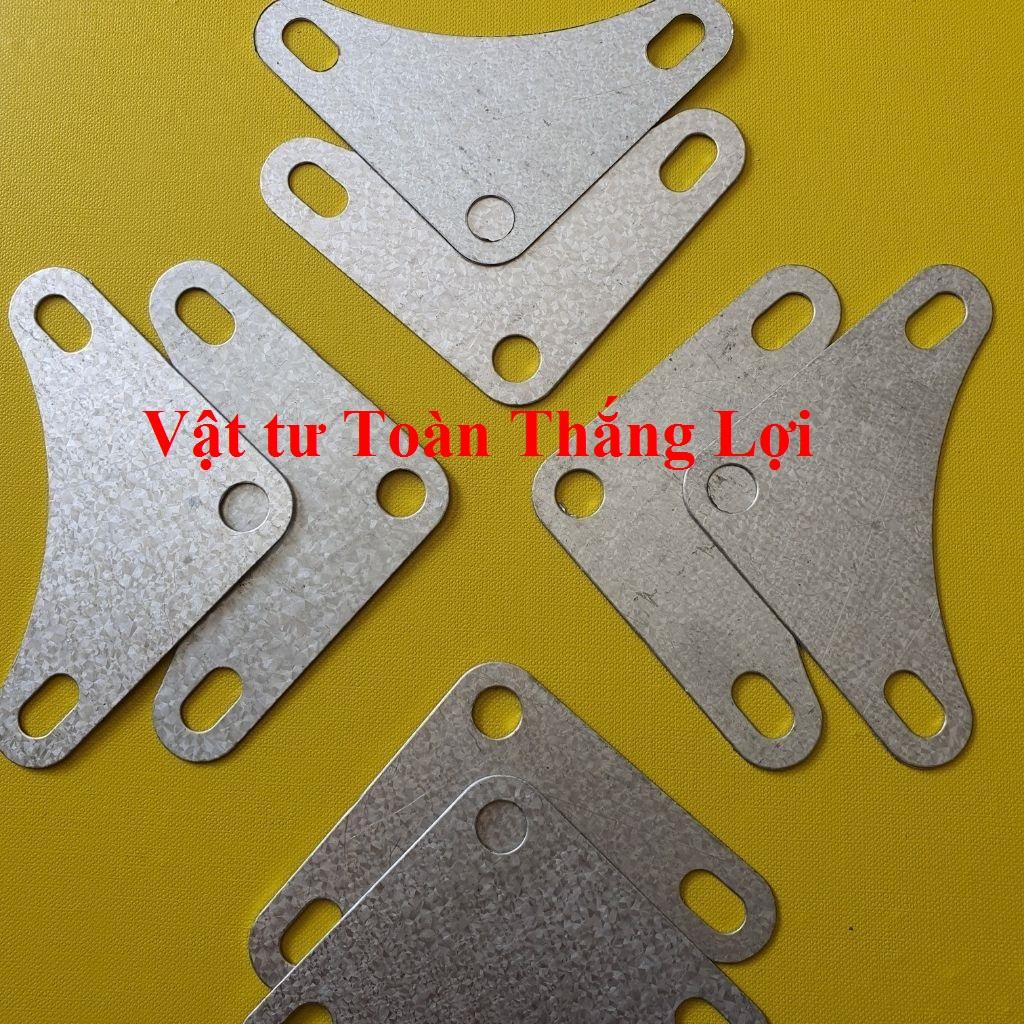 Combo Bát tam giác bắt kệ sắt V lỗ đa năng