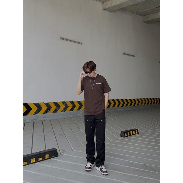 Quần Kaki Double Knee JP02 Ống Suông Peaceout Studios Phong Cách Vintage