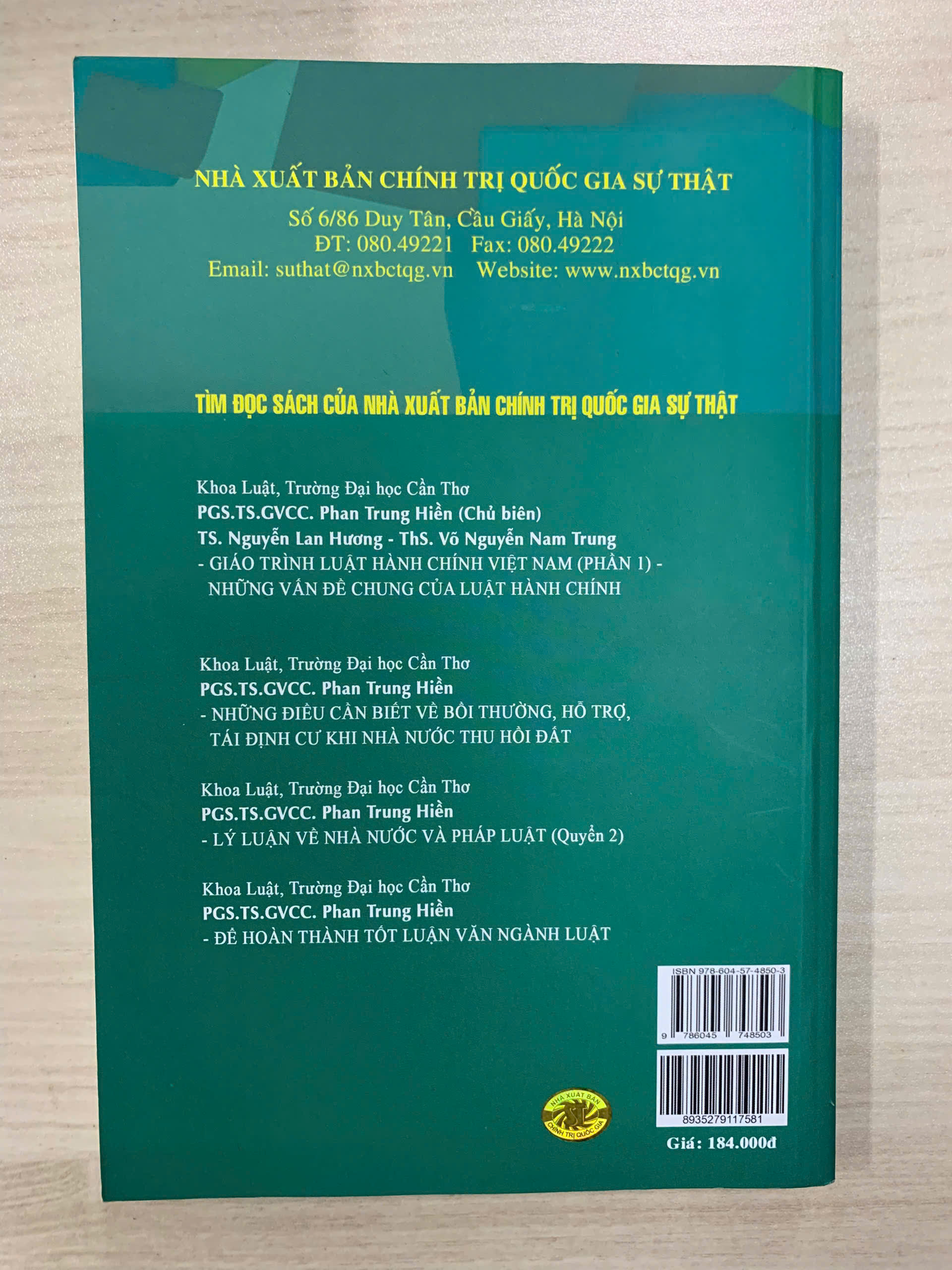 Giáo trình pháp luật về quy hoạch và giải phóng mặt bằng - ảnh 4
