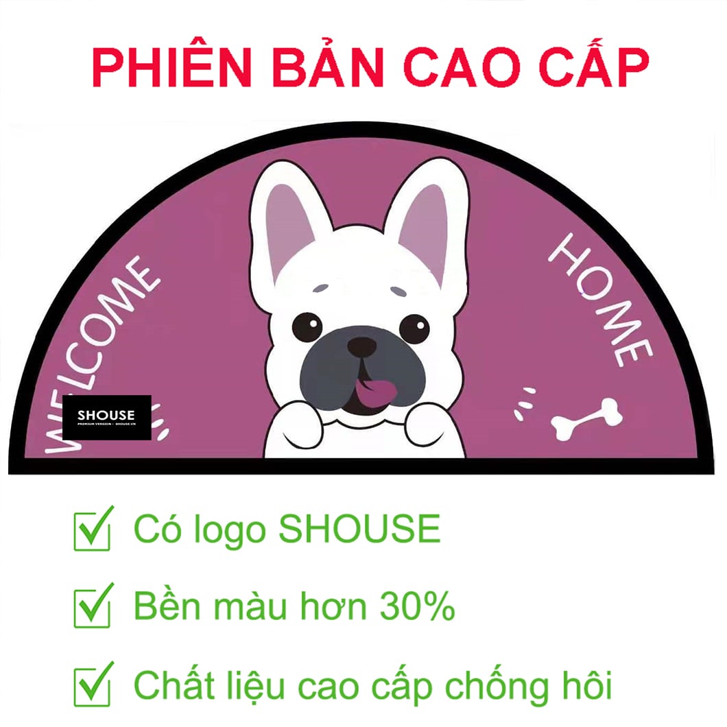 Thảm Lau Chân Chùi Chân Bán Nguyệt nhà tắm nhà bếp 3d bán nguyệt hàn quốc cao cấp giá rẻ khách sạn đế cao su hút nước hình thú chống trượt nhà bếp