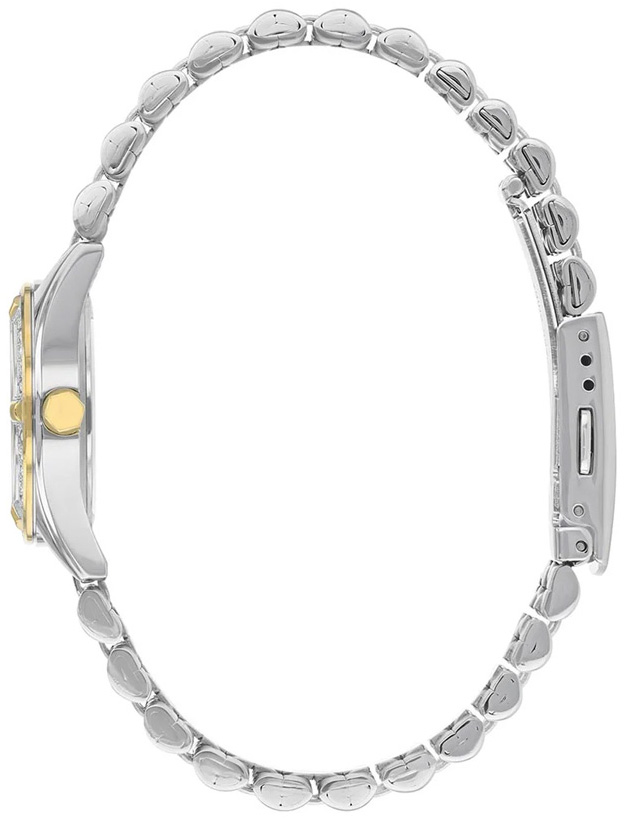 Đồng Hồ Nữ Citizen Đính Đá Swarovski Dây Thép Không Gỉ EU6064-54D - Mặt Xà Cừ