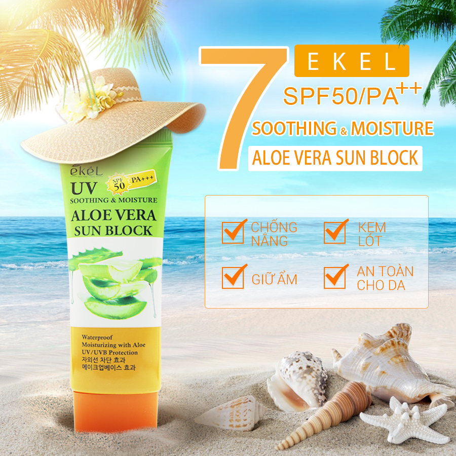 Kem chống nắng soothing & moisture aloe vera sun block