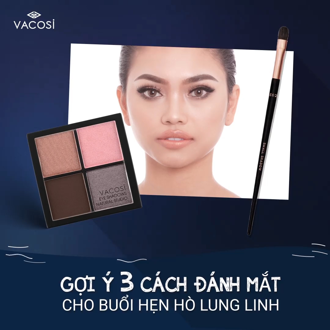 PHẤN MẮT 4 Ô VACOSI NATURAL STUDIO EYESHADOW