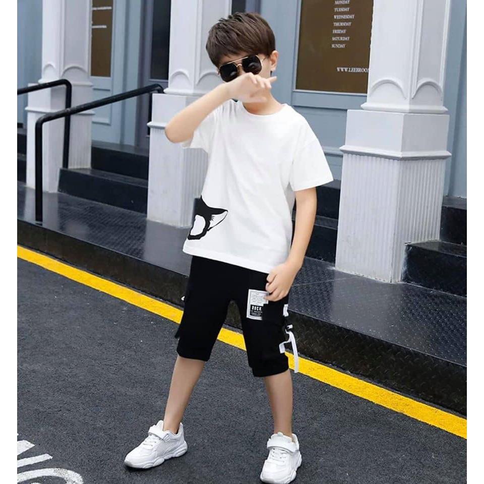 SET bộ bé trai 5-14 tuổi COOL NGẦU, CÁ TÍNH thô cotton cực mát