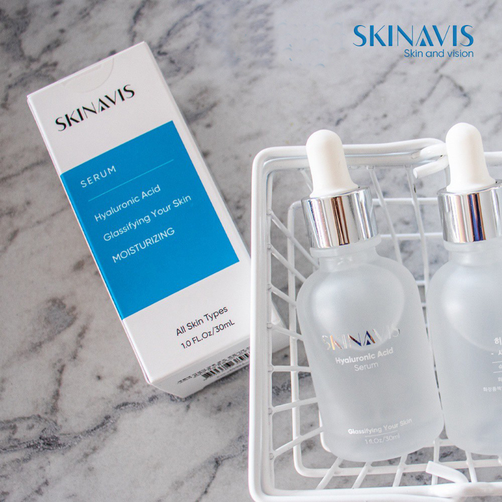 Serum Skinavis Hyaluronic acid – Serum HA cấp ẩm giảm căng rát da