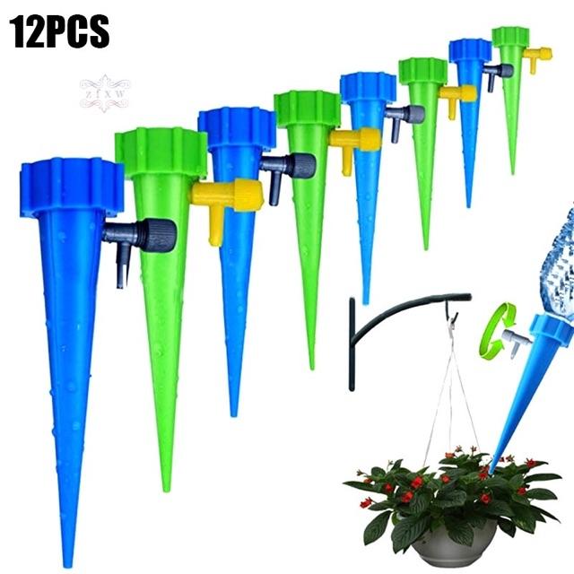 Set 12 Đầu tưới nhỏ giọt tự động gắn chai nước