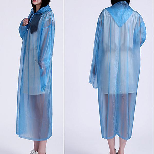 1pc Non-one-time Hiking Camping Fishing Adult Emergency Waterproof Raincoat