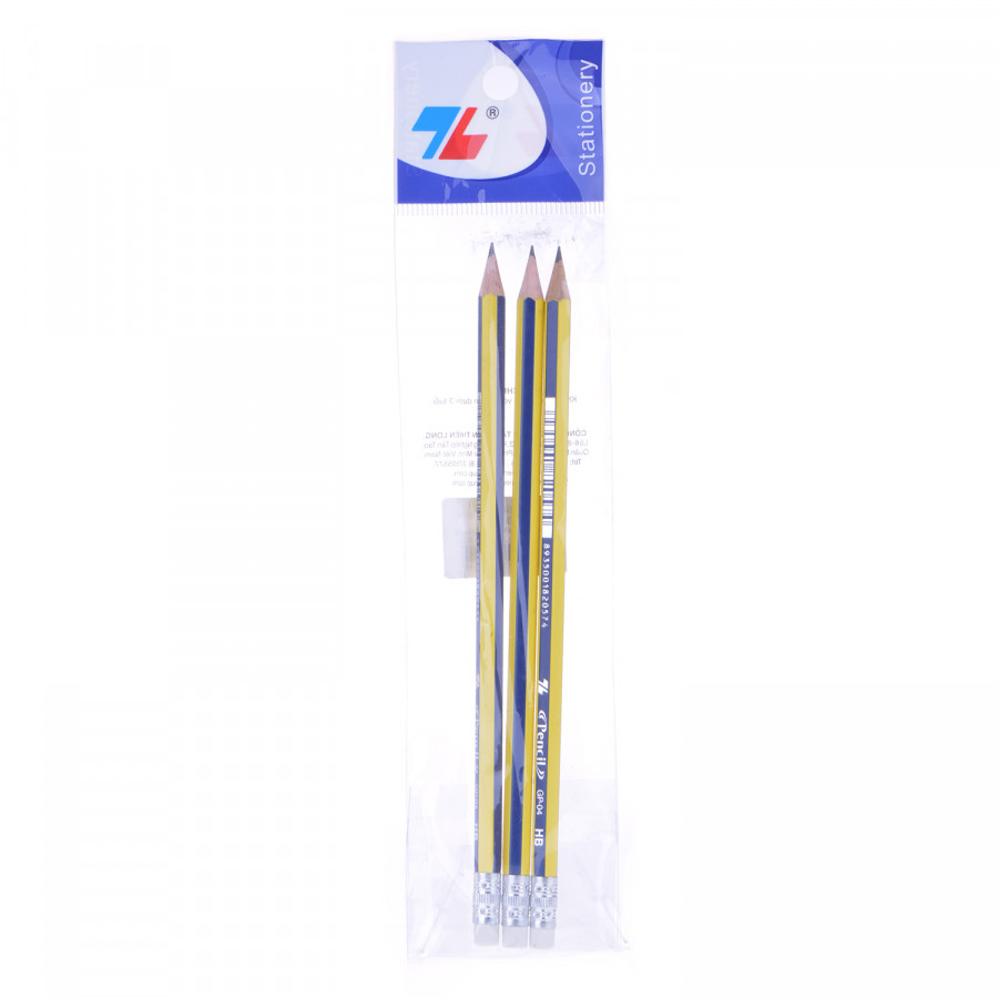 Vỉ 3 Bút Chì Gỗ Thiên Long GP-04