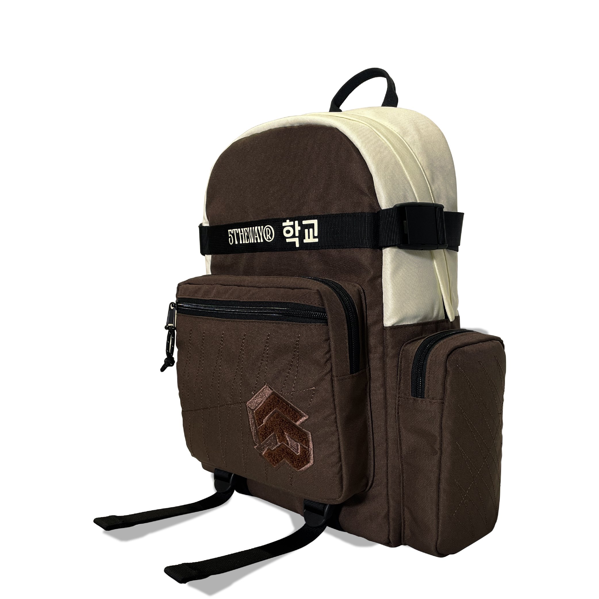 5THEWAY 학교 'SIGNATURE' EDITION ROCKET BACKPACK - BROWN